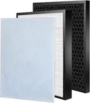 UZ-HD6HF UZ-HD6DF UZ-HD6MF HEPA Carbon Filter Replacement，Compatible for Sharp，Air Purifier UA-HD60E UA-HD60E-L UA-HD60E-T(Hepa and Carbon)