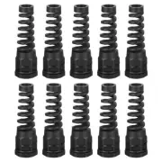 10Pcs PG11 Waterproof Cable Gland, Spiral Strain Joint for 5-10mm Wire, Black