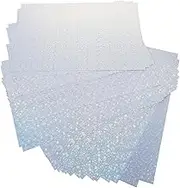 EPIGEIST 24 Sheets Holographic Self Adhesive Vinyl for Crafting Decorative Decals for Mugs Windows and More Durable Printable Film for DIY Projects and Creative Patterns