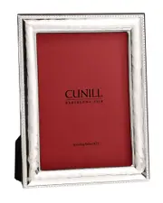 Cunill Sterling Silver Hammered Scroll 5x7 Frame