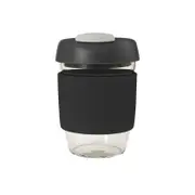 Avanti Go Cup Glass 296ml Black/Charcoal/Grey