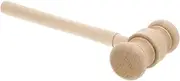 BCOATH Role Play Judge Hammer Toy Wooden Gavel Mallet Hammer for Boys and Girls Lawyer Decor Safe Wooden Toy Family Bonding