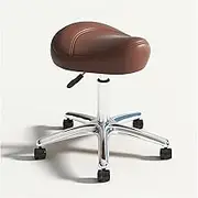 Office Chair Desk Chair Saddle Stool Rolling Swivel Height Adjustable with Wheels, Heavy Duty Ergonomic Stool Chair for Lab, Salon, Massage