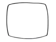 600mm & 700mm Oven Door Seal Frontal Gasket 03170155. Suits Baumatic