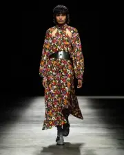 Christopher Kane Psych Floral Cut-Out Midi Dress rrp £1400 BNWT UK 6