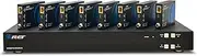 4K 8x8 HDMI Extender Matrix by OREI - UltraHD 4K @ 60Hz 4:4:4 Over Single CAT5e/6/7 Cable with HDR Switcher & IR Control, RS-232 - Up to 230 Ft - 8 x Loop Out - 8 Receivers Included