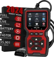 OBD2 Scanner Diagnostic Tool, Check Engine Code Reader OBD2 Scanner with Reset……