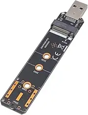 Aswalling USB3.2 GEN2 10Gbps to NVME Protocol M.2 Hard Disk Box to a Port Realtek RTL9210 Card Opening