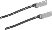 ibasenice 2pcs Anti- Locks Sliding Cot Power Portable Strip Latch Secure Safety Products Earthquake Straps for Furniture Anchor Tumbler Gates Oven Proof Drill Edge Handles Iron