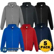 5 x Kids Crew Zip Hoodie Children Boy Girl Jacket New Size 4 6 8 10 12 14 SW762K