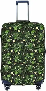[FSCEV] Hawaiian Trolley Suitcase Protective Cover Business Travel Luggage Protector Fashion 18-32 Inches, White, M
