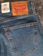 Levi's 511 All Season Tech Blue Denim Jeans Men's Size 32 X 34 Blue Jeans NWT