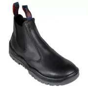 Mongrel Premium Series Black Kip Elastic Sided Boot Chelsea Cut 240020