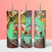 Crochet More Worry Less Gnomes Funny Cute 20oz Tumbler