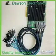 LSI SAS 9300-16I 12GB/S HBA BUS ADAPTER CARD IT Mode SATA Cable 4*SFF-8643