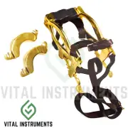 McPherson Equine Dental Gold 4000 Horse Full Mouth Gag Speculum & Leather Straps