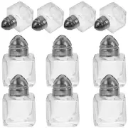 10 Pcs Mini Spice Jar Bottles Sugar Container with Lid Shaker