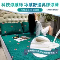 在飛比找momo購物網優惠-【DaoDi】新升級可水洗冰絲乳膠涼蓆 床墊 遊戲墊(尺寸單