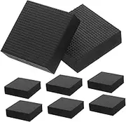 FUNOMOCYA Furniture Risers 8 Pack Non Slip Square Pads for Bed Frame Table Chair Leg Lifters