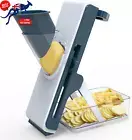 Safe Mandoline Slicer – 3-in-1 Adjustable Vegetable Cutter & Chopper