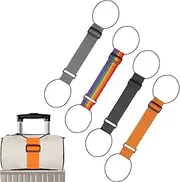 Proxima Direct Elastic Fastening Belt for Luggage - 4PCS Adjustable Strap, Bag Fastening Rope, Secure for Carry On Suitcase
