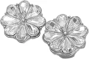 [GLSTOY] Antique Flower Shape Cufflinks Tuxedo Cufflinks Decorative Shirt Studs for Men