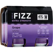 Hard Fizz Extra Strength Grape Hard Soda Can 330mL