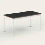 [Recess] Everyday Desk, Small - 120W x 60D x 75H (cm) / Blackout / White
