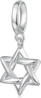 [DOYIS] 925 Sterling Silver The Star of David Pendant Charms for Pandora Bracelets