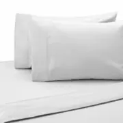Salt 300-Thread-Count Cotton Sateen Twin/Twin XL Sheet Set in White, NEW