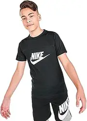 [Nike] Sportswear Swoosh Hybrid T Boys Active Shirts & Tees Size S, Color: Black/White