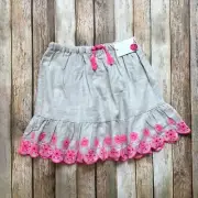 NWT Mini Boden Embroidered Hem Skirt Sz 4/5