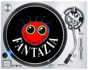 Fantazia Logo DJ Slipmat - Rave Old Skool Hardcore Techno Technics