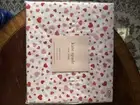 Kate Spade QUEEN Sheet Set 100% Cotton Percale PINK & Red Hearts 4 piece NWT