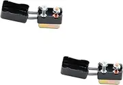 ETHZZLE 2pcs Intelligent Power Off Auto-Reset Circuit Breaker 12-28v Mini Size for Battery Chargers Trucks Electric Cars