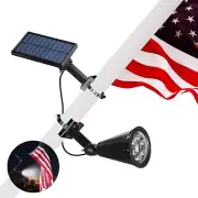 Solar Flag Pole Light, Solar Powered Flag Lights Outdoor Dusk to Dawn for Out...