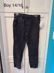 New boys Wonder Nation XL 14/16 husky adjustable waist jeans pants