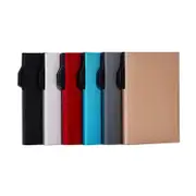 Aluminum Rfid Blocking Card Holder - Compact Design