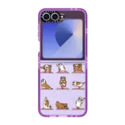 Galaxy Z Flip6 Impact Case English Bulldog Yoga 2