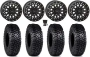 System 3 SB-6 15" Wheels Bk (5+2) 30" Intersect Tires Can-Am Defender