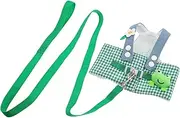 EXHUMKY 1Set Adjustable Mesh Dog Harness and Leash for Small Dogs and Cats Cartoon Breathable Vest with Comfortable Leash for Daily Walking and Training