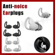 1 Pair Silicone Ear Plugs Tapered Noise Reduction Earplug Sleep Sound Travel