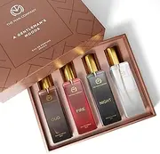 The Man Company Specially Curated Perfume Spray Set Gifts For Men - 4X20Ml, Gentleman's Moods, Premium Long-Lasting, Luxury Eau De Parfum | gift for him