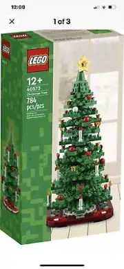 Lego 40573 Creator 2 in 1 Christmas Tree Festive Winter Holiday Display New Set