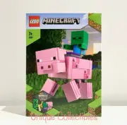 LEGO 21157 Minecraft BigFig Pig with Baby Zombie Brand New Retired Set