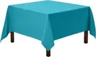 Gee Di Moda Square Tablecloth, 52x52", Caribbean, Heavy Duty Washable Fabric