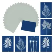 Cyanotype Paper,36 Sheet Sun Print Paper Kit Blue Crafts Paper,4.1x2.9 inch