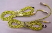 2 YELLOW SIX FOOT ANDROID CHARGING CABLE CORDS charge cord MIRCO usb cell phone