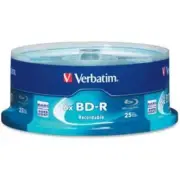 Verbatim BD-R 25GB 16X Blu-ray Recordable Media Disc - 25 Pack Spindle