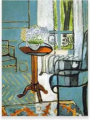 Matisse Window Poster Matisse Abstract Painting Matisse Canvas Wall Art Matisse Print Living Room Home Decor Picture 40x60cm Unframed
